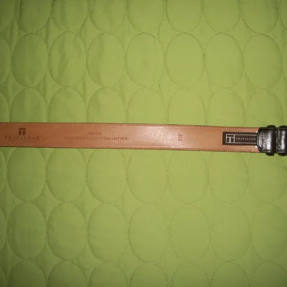 Trafalgar Cortina Brown Lorenzo Leather Belt